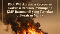 KMP Batumandi yang Terbakar